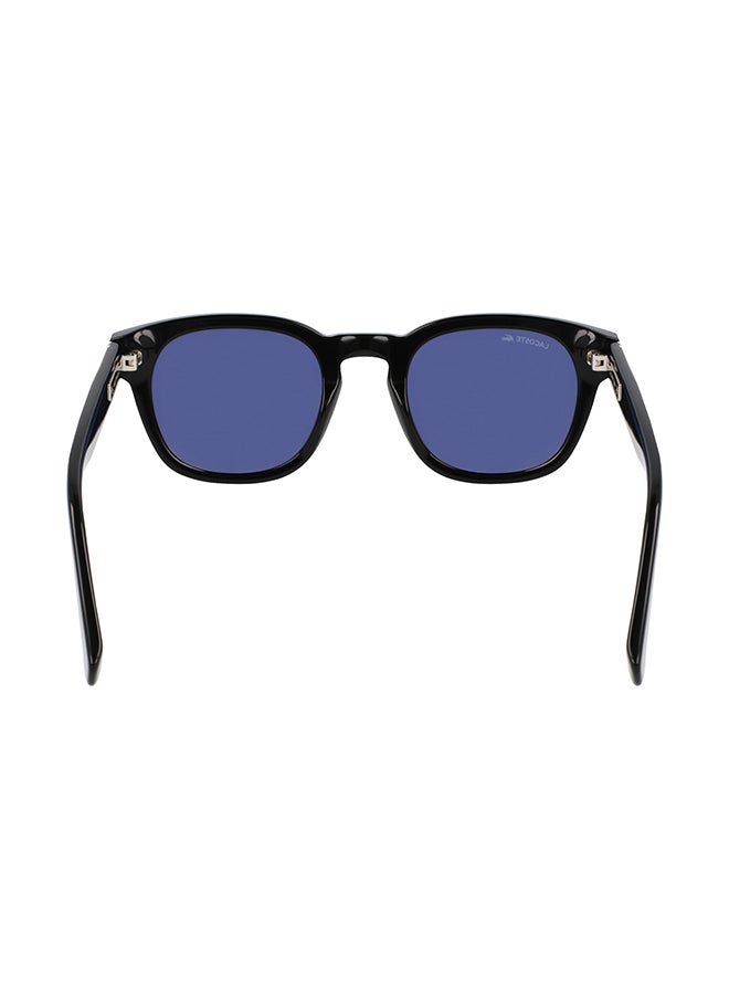 LACOSTE - نظارة شمسية مستطيلة للحماية من الأشعة فوق البنفسجية للجنسين - L6015S-001-4922 - مقاس العدسة: 49 ملم - Image 1
