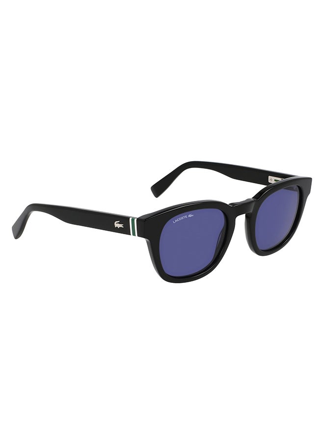 LACOSTE - نظارة شمسية مستطيلة للحماية من الأشعة فوق البنفسجية للجنسين - L6015S-001-4922 - مقاس العدسة: 49 ملم - Image 1