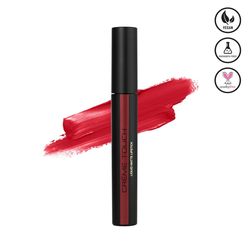Armaf Beaute Creme Touch Liquid Lipstick 3g, Dijon Colour, Semi Matte Lip Stick, Rich Pigment, Lightweight, Long Lasting, Water Proof, Non Drying Formula, Non Sticky, Effortless Single Stroke, Makeup