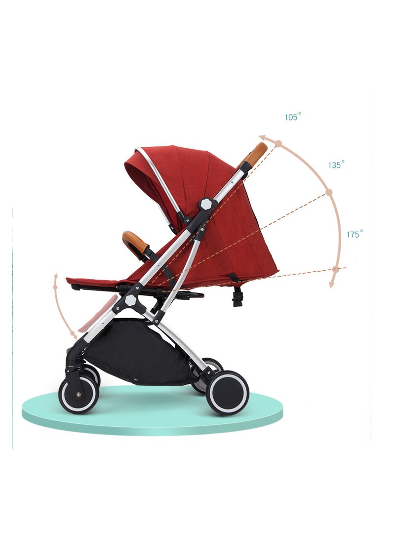 MaBaby Lightweight Baby Stroller Easy Fold Compact Toddler Stroller for Travel - Image 5