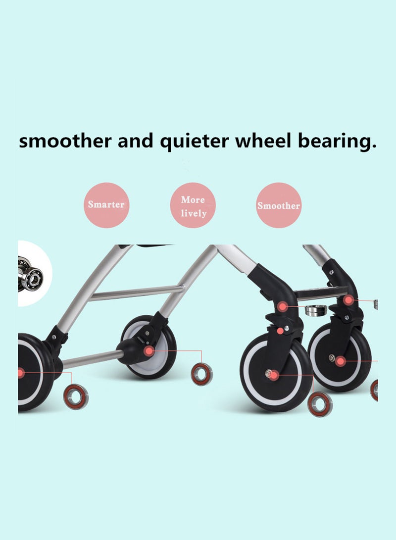 MaBaby Lightweight Baby Stroller Easy Fold Compact Toddler Stroller for Travel - Image 3