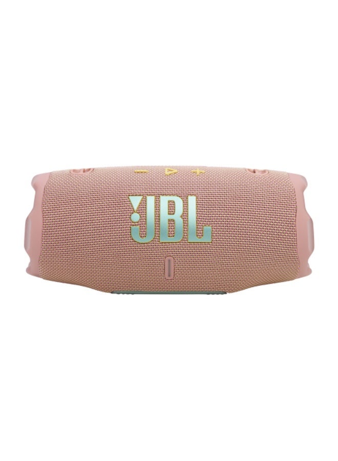 JBL Charge 6 Portable Speaker, JBL Pro Sound, AI Sound Boost, 28 Hours Playtime, IP68 Waterproof & Dustproof, Powerbank Function, Auracast, Bluetooth 5.4, Pink - JBLCHARGE6PINK JBLCHARGE6PINK pink - Image 2