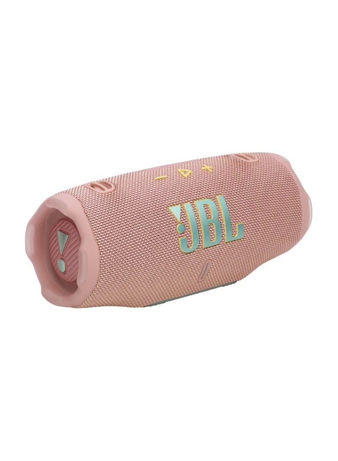 JBL Charge 6 Portable Speaker, JBL Pro Sound, AI Sound Boost, 28 Hours Playtime, IP68 Waterproof & Dustproof, Powerbank Function, Auracast, Bluetooth 5.4, Pink - JBLCHARGE6PINK JBLCHARGE6PINK pink - Image 1