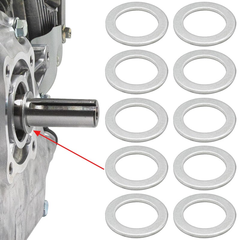 WNOOENG Clutch Spacer Shim for Mini Bike Go Kart 34 Shaft for Coleman CT200U BT200X KT196 Baja MB165 Massimo MB200 Predator 212cc 65hp GX160 GX200 Engine 30 Series Torque Converter Shim - Image 3