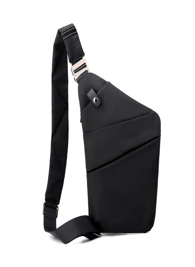 FANDARE Anti-Theft Sling Bags Chest Shoulder Backpack Crossbody Bags Cover Pack Rucksack Crossbody Bag for Men Women Travel Hiking Bicycle Sport Gym Daypacks NylonBlack B - Image 1
