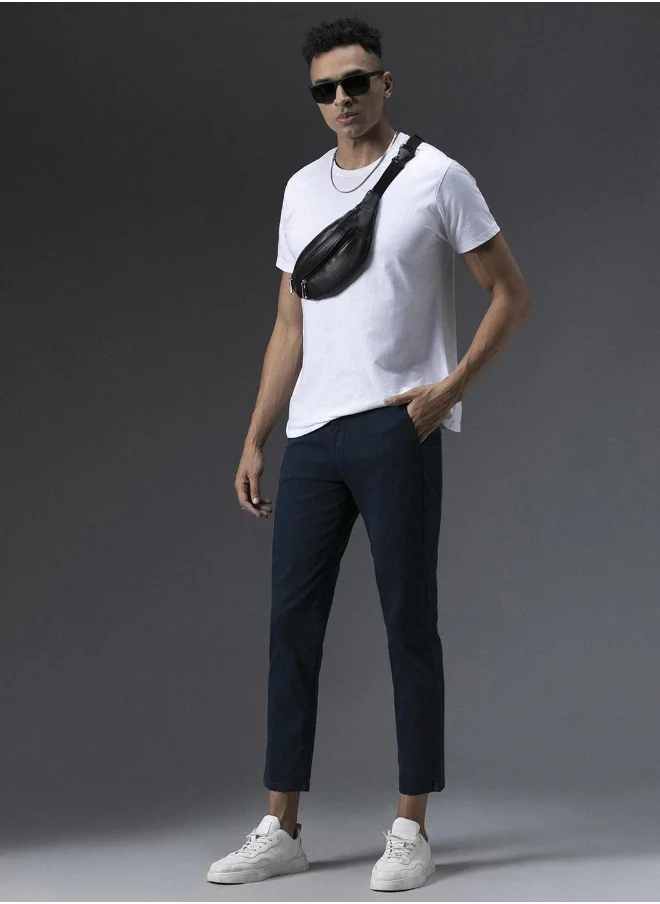 HIGH STAR Men Navy Trousers