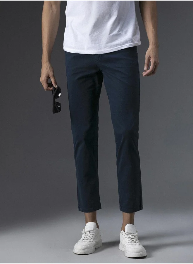 هاي ستار Men Navy Trousers