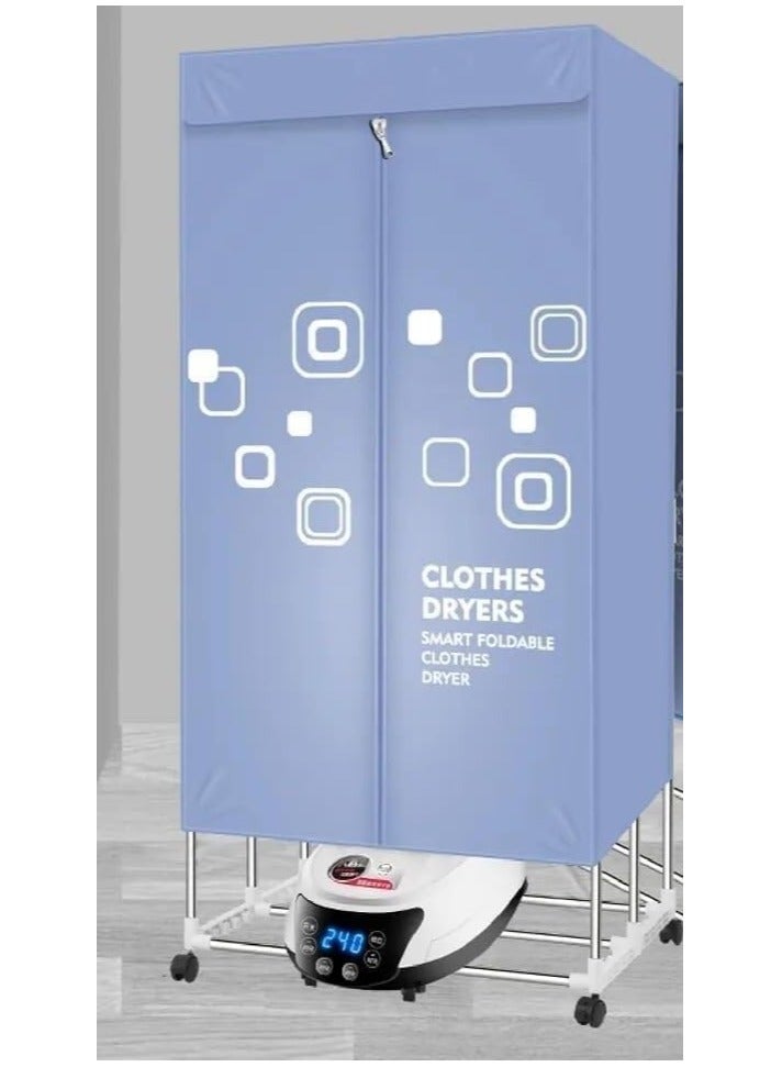 High-Power Portable Electric Clothes Dryer, Smart Clothes Drying Rack, 1200W, 15kg Capacity, Timer, 1.8m Cord (With remote)  - Image 2