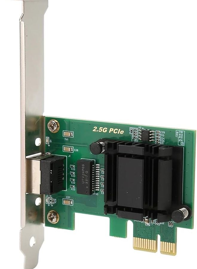 2 5Gb Single Port PCIe Network Card with Heat Sink for Gaming PC and Server - Image 1