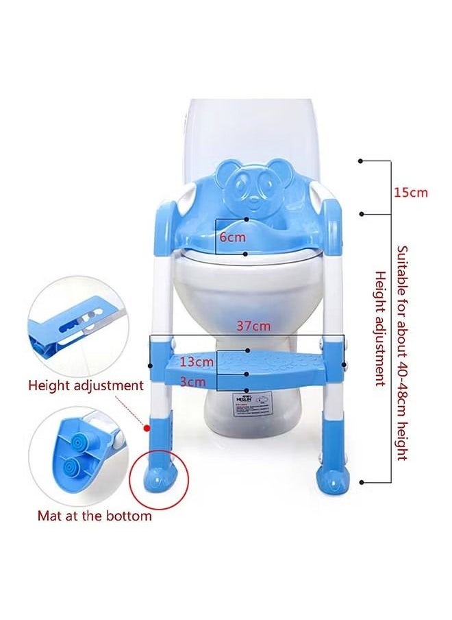 Gonice - Portable And Convenient Kids Toilet Seat Potty Chair With Adjustable Ladder - Image 1