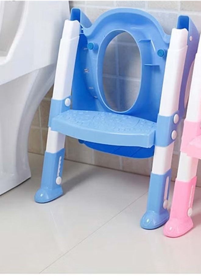 Gonice - Portable And Convenient Kids Toilet Seat Potty Chair With Adjustable Ladder - Image 1