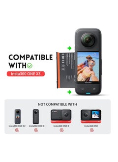 Anmi 2 Packs Replacement for Insta 360 x3 Battery 1800mAh and Battery 3-Channel Fast Charge Hub Compatible with Insta 360 x3 Accessories High Capacity Electric Core (Fully Compatible with Original)  - Image 3