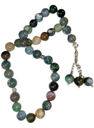 Amazing Natural Moss Agate 33 Beads Rosary - pzsku/ZBE986973443E2C2B68D4Z/45/_/1697460458/78be26f1-e1e4-4f13-af76-b222f87b7fd3