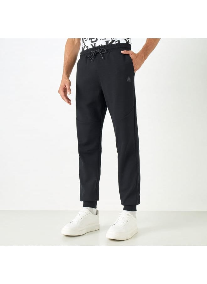 Kappa Kappa Solid Joggers with Drawstring Closure and Pockets  - Image 1