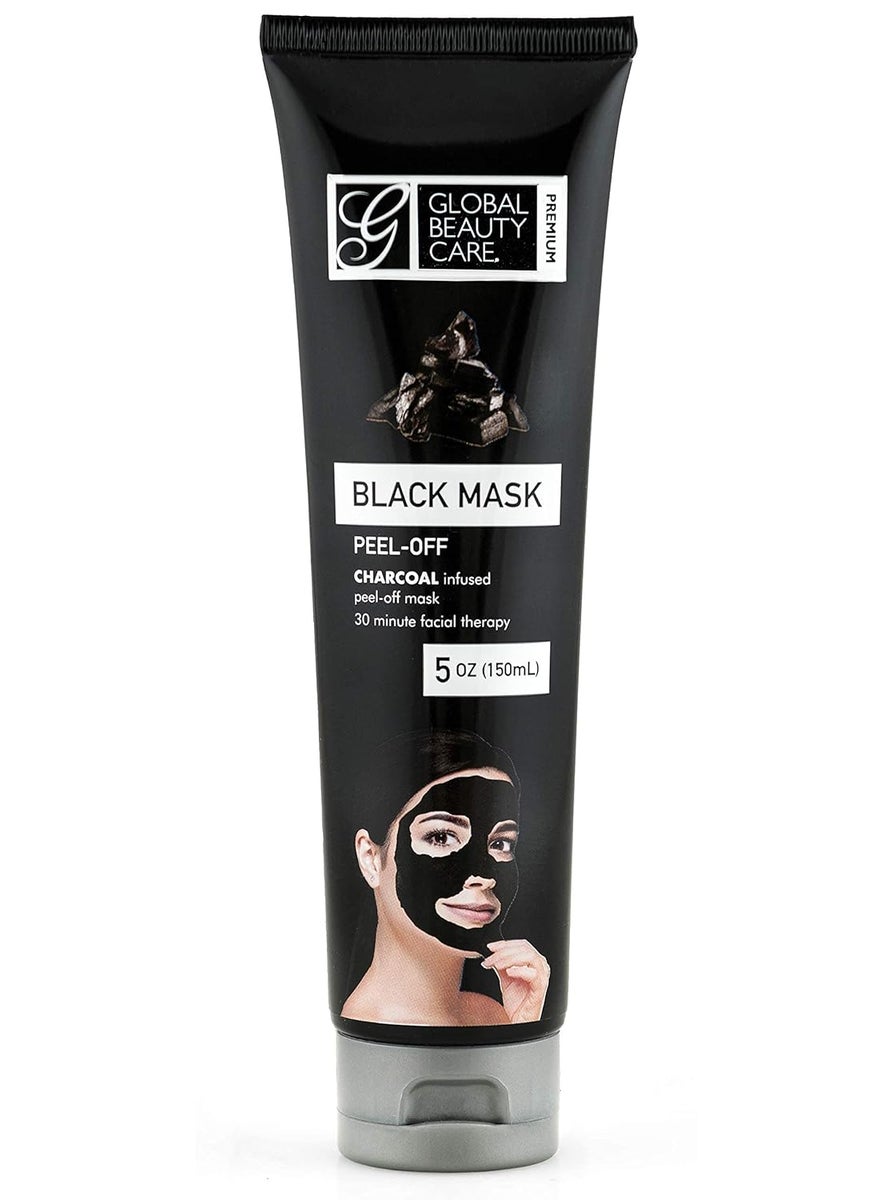Global Beauty Care - Black Mask Charcoal Infused PeelOff Mask - Image 1