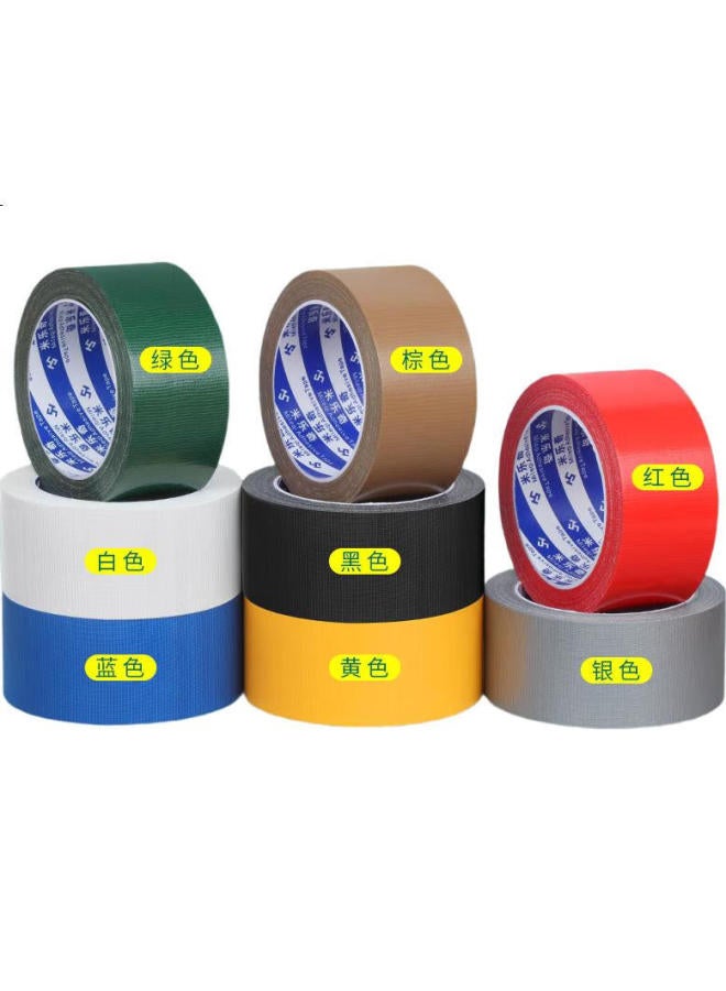 Miloch Miluqi Carpet Tape Cloth, Baseless, High-Strength Adhesive, Rain Cover, Sunshade Canopy, Repair Patch, High Viscosity, Exhibition, Wedding Carpet Fixing, Waterproof Tape, Yellow, 100Mm Wide * 20M Long * 1 Roll - Image 3