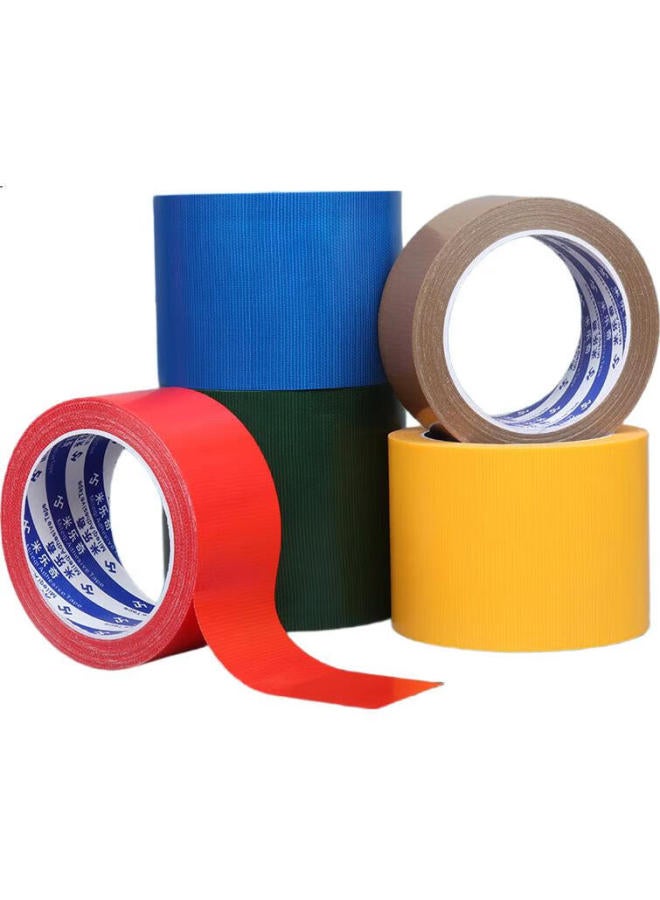 Miloch Miluqi Carpet Tape Cloth, Baseless, High-Strength Adhesive, Rain Cover, Sunshade Canopy, Repair Patch, High Viscosity, Exhibition, Wedding Carpet Fixing, Waterproof Tape, Yellow, 100Mm Wide * 20M Long * 1 Roll - Image 1