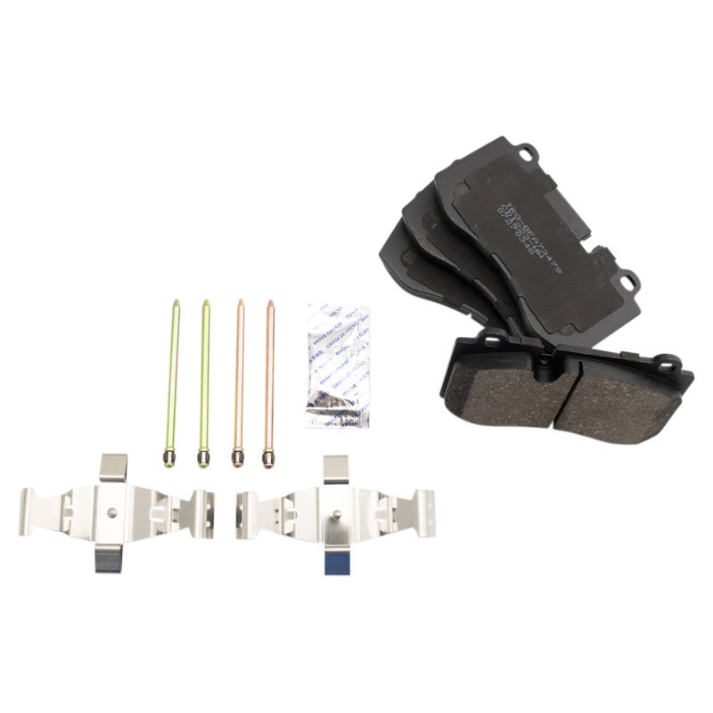 TRQ Front Brake Pads Ceramic Compatible with 20072014 MercedesBenz CL550 CL600 20122013 S350 20102013 S400 20072013 S550 S600 20092012 SL550