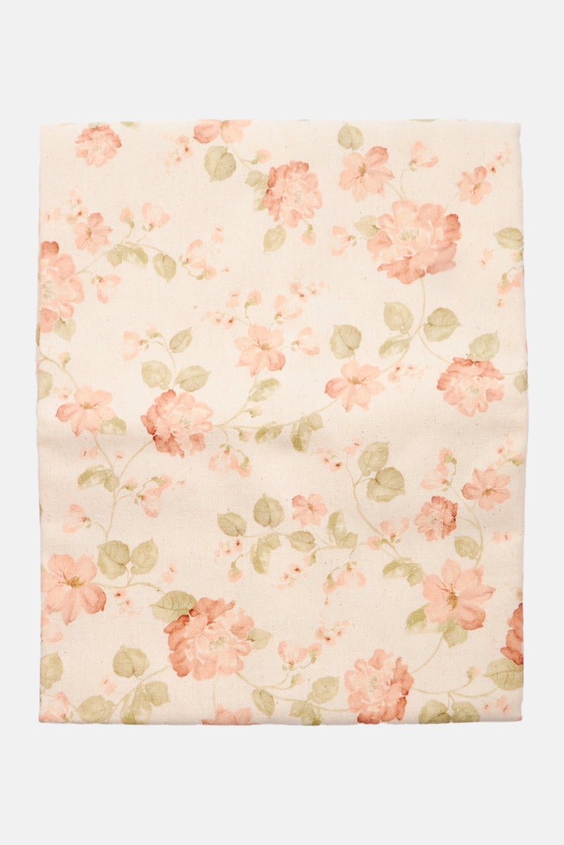 Muy Mucho Flower Cushion Cover 60 X 60, Beige Combo - Image 1