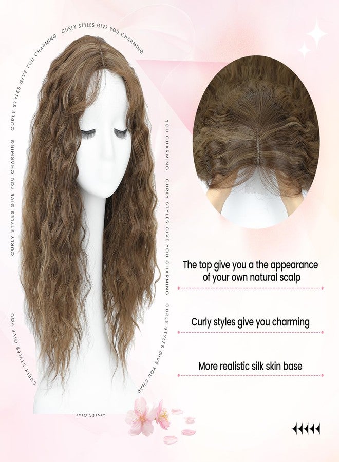 PANEWAY Curly Hair Topper Lightweight, Natural-Looking Hairpiece for Women, Easy Clip-In Hair Extensions for Instant Volume & Coverage - Image 2