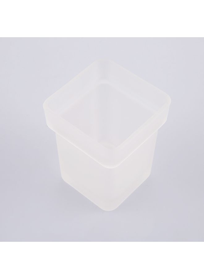 Black Single Toothbrush Glass Tumbler with Holder  - Image 4