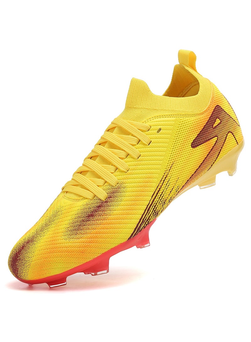 Kids Soccer Shoes AG FG Long Spikes Boys and Girls Low-Top Students Game Sports Training Soccer Cleats Shoes