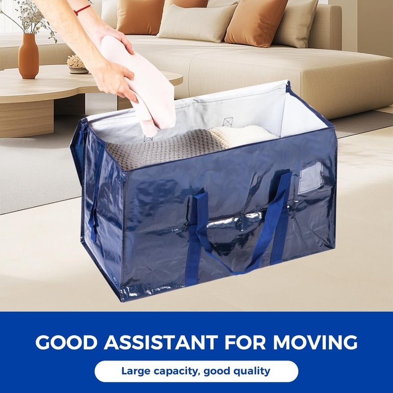 Moving Bags, Storage Bags with Zipper, Heavy Duty Extra Large Packing, Foldable Duffle for Travel College Dorm or Christmas Tree - Image 5