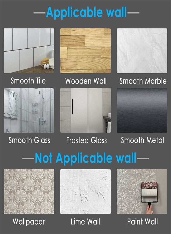 KASTWAVE حاملات ستائر مثبتة على الحائط بحجم 2، حوامل ستائر على شكل L ذاتية اللصق، خطاطيف تثبيت للتزيين للمكتب المنزلي، حامل مناشف وأربطة شعر بأسلوب نوردك - Image 2