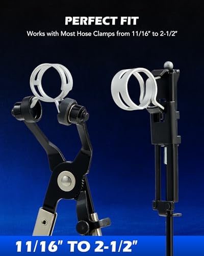 Orion Motor Tech 9pc Hose Clamp Pliers with Flexible Wire Long Reach Swivel Jaw and Flat Band Pliers for Coolant Radiator Heater and Water Hose - Image 3