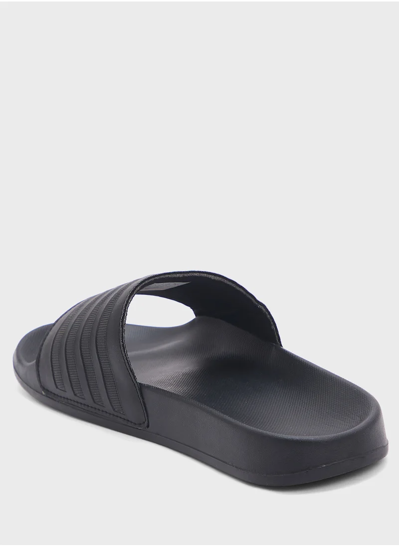 Seventy Five Stripes Detail Casual Slides