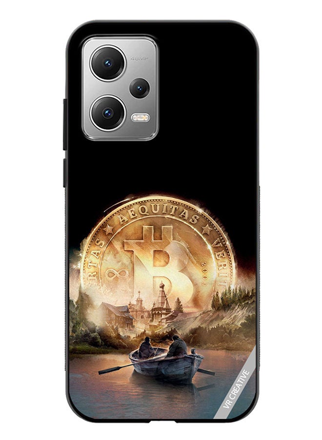 VR CREATIVE Protective Case Cover For Xiaomi Redmi Note 12 River Of Bitcoin Design Multicolour - Image 1
