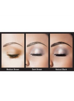 MyBrows Long Lasting Eyebrow Transfers, Soft Arch, Dark Brown, 12-Pairs of Brows