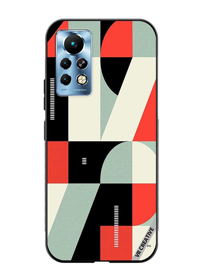 VR CREATIVE Protective Case Cover For Infinix Note 11 Pro Abstract Illustration Design Multicolour - Image 1