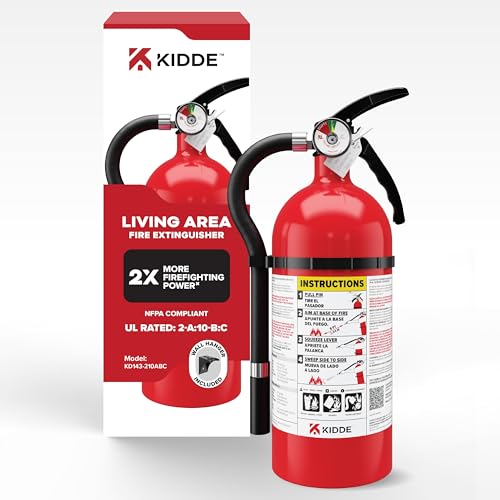 Kidde Fire Extinguisher for Home, For Residential and Living Area Use, 2A10BC - Image 1