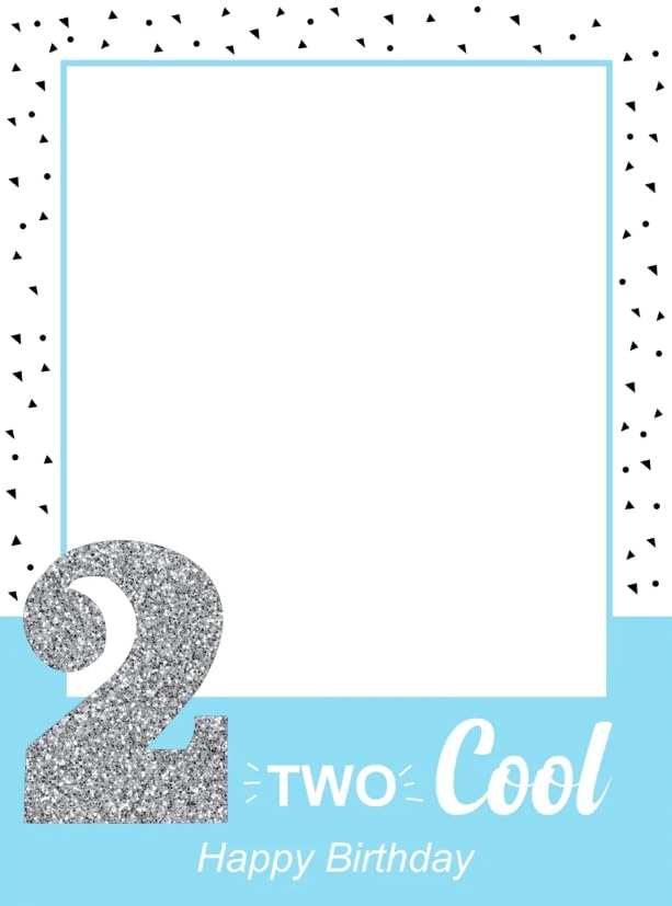 Theme My Party أدوات تصوير عيد الميلاد الثانية المخصصة لعيد ميلاد 2 I أدوات تصوير عيد الميلاد للصبي I أدوات تصوير مخصصة لعيد الميلاد الثاني الرائع - Image 3