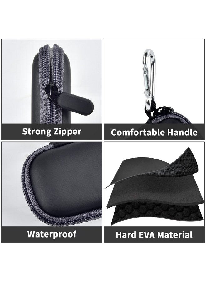 GWCASE حافظة لمراقب معدل ضربات القلب متوافقة مع Alivecor Kardiamobile Ekg الشخصية / لـ Alivecor Kardiamobile 6L / لـ Sec مراقب القلب. حافظة تخزين تناسب منظم الحبوب باللون الأسود (علبة فقط) - Image 5