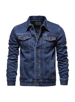 Generic Buttoned Denim Jacket Blue  - Image 2