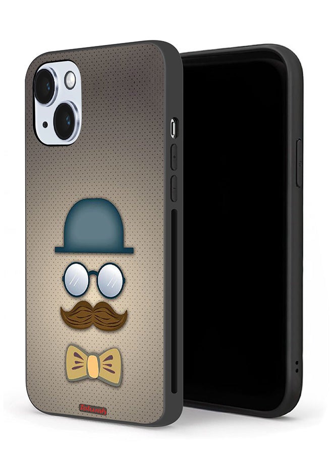 Tolwak Apple iPhone 14 Plus Protective Case ManS Head Art - Image 1