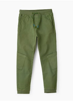 JAM Boys Woven Cotton Cargo Jogger Pants  - Image 1