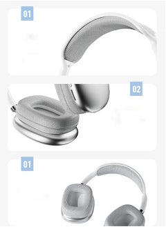 General Wireless Bluetooth Headphones,Stereo Headsets,Rechargeable Earphones with Voice Chat Function and Call,Soft Cushion Headset 10Hours Playtime, Wireless Noise-cancelling Headphones  - Image 3