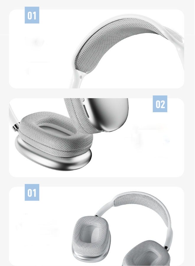 general Wireless Bluetooth Headphones,Stereo Headsets,Rechargeable Earphones with Voice Chat Function and Call,Soft Cushion Headset 10Hours Playtime, Wireless Noise-cancelling Headphones - Image 3