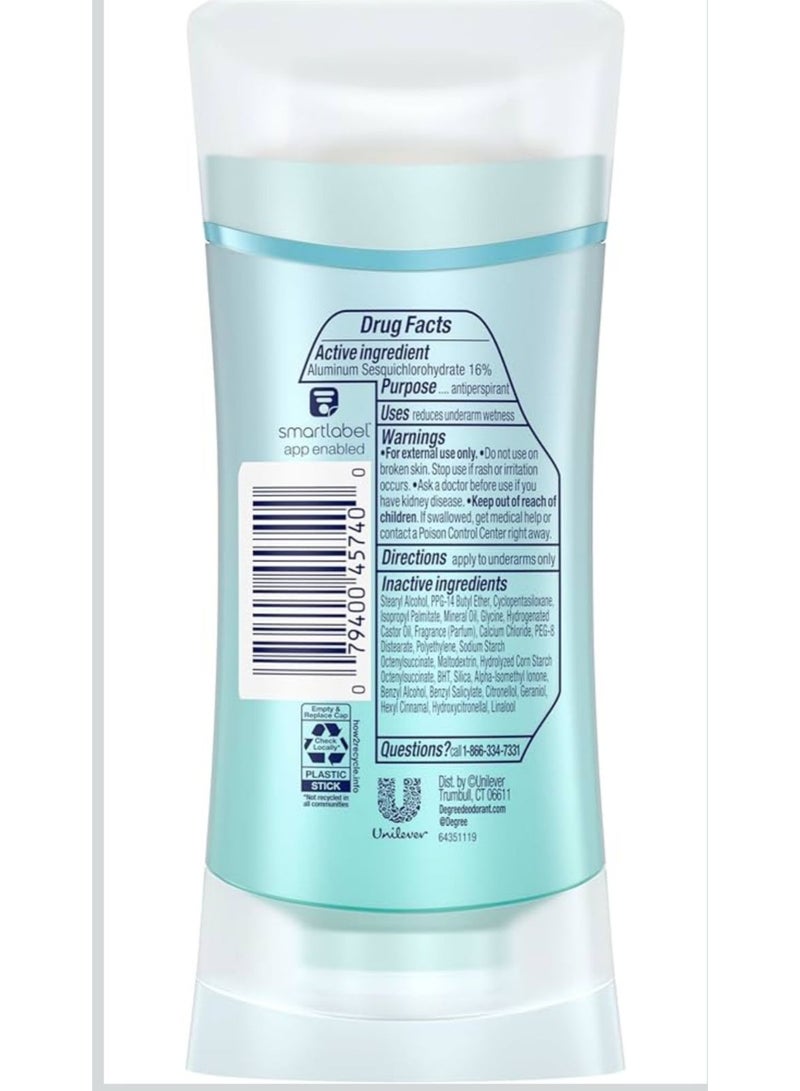 Degree Advanced Protection Antiperspirant Deodorant White Flowers & Lychee for 72-Hour Sweat & Odor Control for Women, with Body Heat Activated Technology, 2.6 oz - Image 2