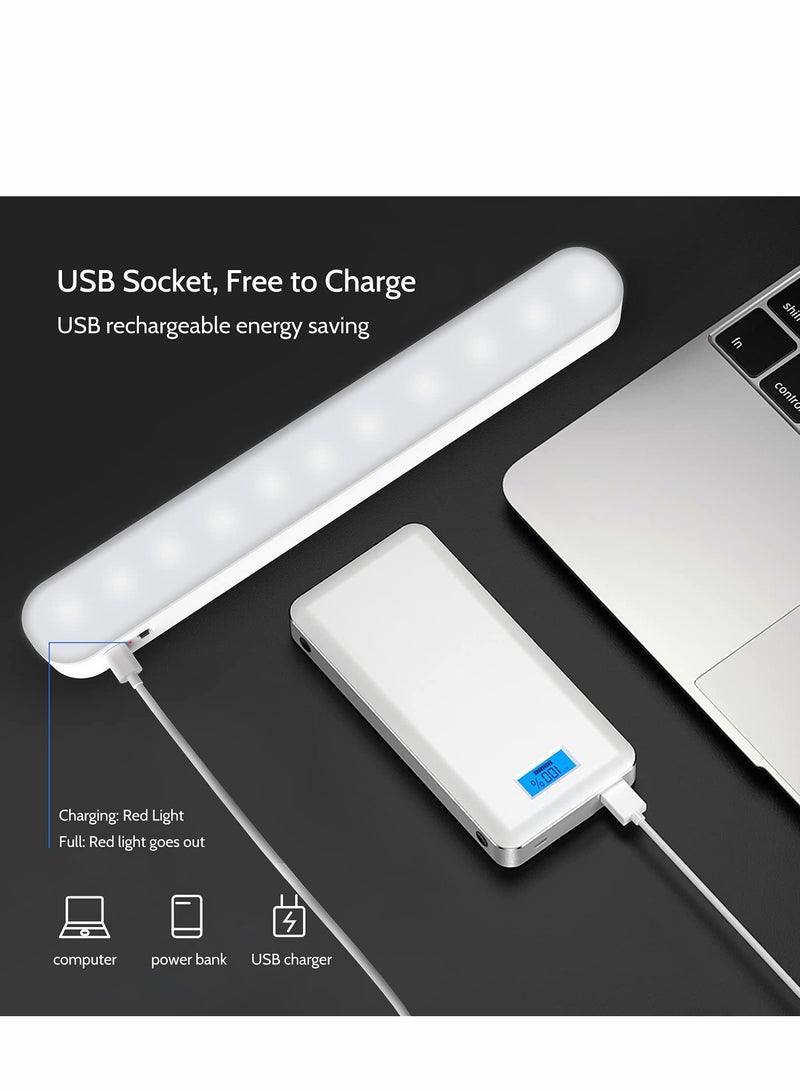 أضواء LED لاسلكية تحت الخزائن - إضاءة للمطبخ والخزائن تعمل ببطارية قابلة للشحن للسلالم، الممرات، والحوض - Image 4