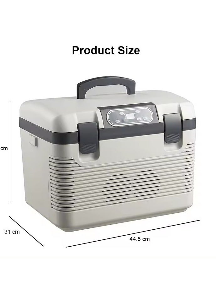 Mini Fridge with Digital Display, 18L, Creative Design, Black - Dual Function for Cooling and Heating, Perfect for Home, Office, and Travel Cooling Down to -10°C  - Image 4