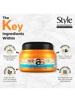 style aromatherapy STYLE AROMATHERAPY Professional Moroccan Argan Argan Oil Hair Mask 200 Ml | Moroccan Argan Hair Treatment Mask For Dry, Dull & Frizzy Hair, 1 Count  - Image 4