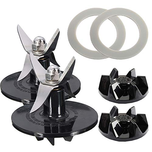Wadoy SPB 456 2B Blender Blade with SPB7-20TXN Coupling Compatible with Powerblend Duet Parts Replacement BFP-703 FPB-5PC SPB-3 SPB-7 Blender Clutch(2 Packs) - Image 1