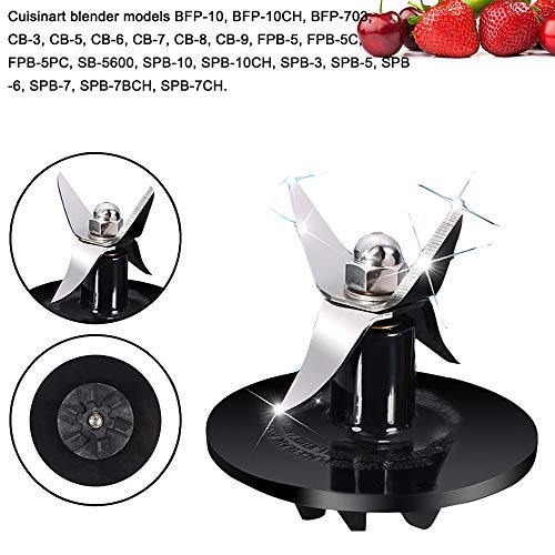 Wadoy SPB 456 2B Blender Blade with SPB7-20TXN Coupling Compatible with Powerblend Duet Parts Replacement BFP-703 FPB-5PC SPB-3 SPB-7 Blender Clutch(2 Packs) - Image 4