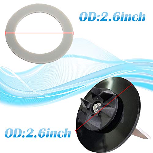 Wadoy SPB 456 2B Blender Blade with SPB7-20TXN Coupling Compatible with Powerblend Duet Parts Replacement BFP-703 FPB-5PC SPB-3 SPB-7 Blender Clutch(2 Packs) - Image 3
