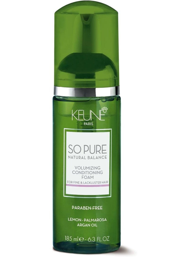 Keune So Pure Volumizing Conditioning Foam + Moroccan Argan Oil Bundle for Fine & All Hair Types - Image 2