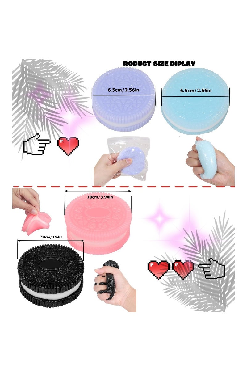 4Pcs  Squishy  Stress Relief Toys, Hand Exercise Ball, Fidget Toys Stress Relief for Boys, Girls, Kids,Adults - Image 2